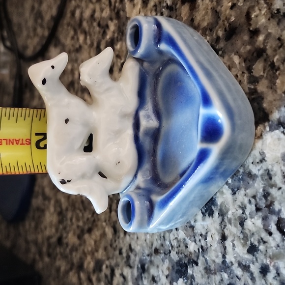 Vintage Porcelain Dog Ashtray Made In Japan - Picture 8 of 9